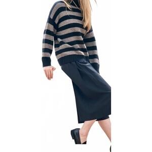 NEW JUMPER1234 stripe breton jumper in midnight navy_cloudy